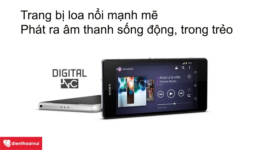 Trang bị loa nổi mạnh mẽ ph&aacute;t ra &acirc;m thanh sống động, trong trẻo