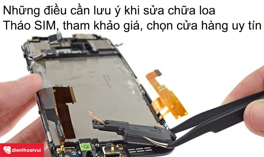 Những điều cần lưu &yacute; khi sửa chữa loa