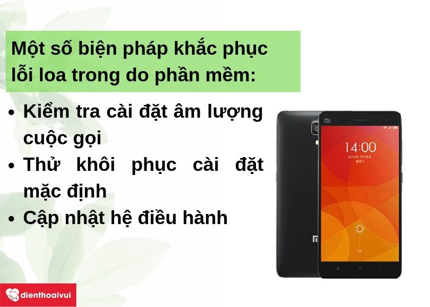 Một số cách khắc phục lỗi loa trong Xiaomi Mi 4 do phần mềm