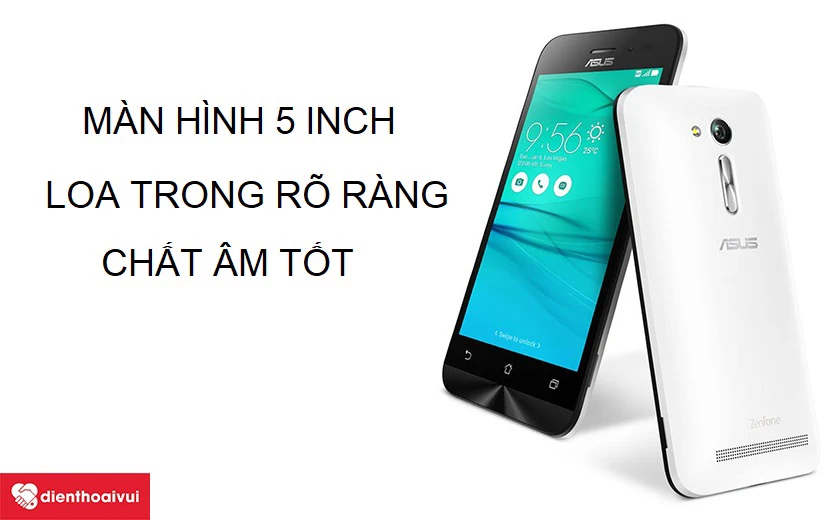 ASUS Zenfone Go - chiếc điện thoại với loa trong c&oacute; khả năng nghe đ&agrave;m thoại tốt