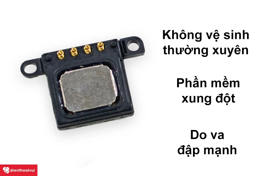 Nguyên nhân loa trong iPhone 6s Plus bị hỏng
