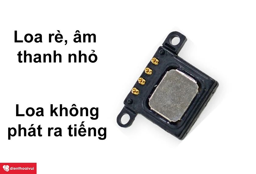Dấu hiệu cần thay mới loa trong iPhone 6s Plus
