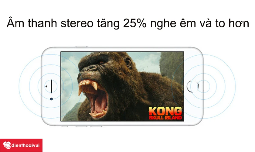 &Acirc;m thanh stereo tăng 25% nghe &ecirc;m hơn, to hơn