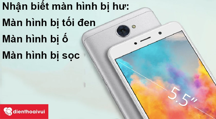 Nh&acirc;̣n bi&ecirc;́t màn hình đi&ecirc;̣n thoại bị hư