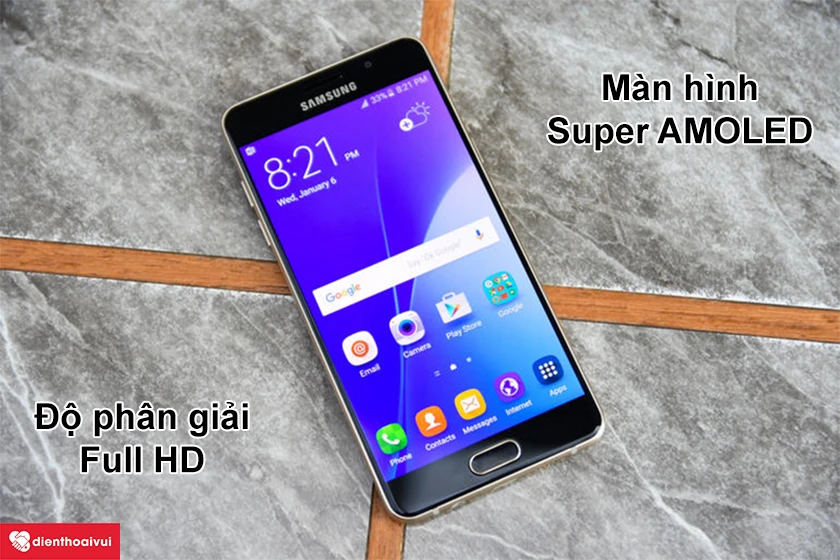 Đặc điểm m&agrave;n h&igrave;nh Samsung Galaxy A5 2016