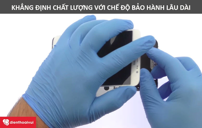 Chất lượng dịch vụ tại Điện Thoại Vui được khẳng định với chế độ bảo h&agrave;nh từ 6 &ndash; 12 th&aacute;ng