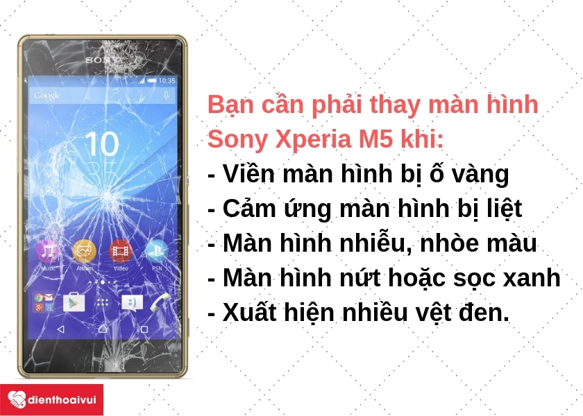 Dấu hiệu cần thay màn hình