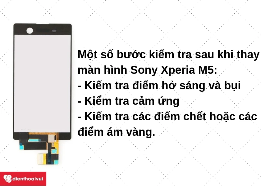 Các bước kiểm tra màn hình