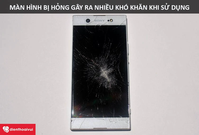 M&agrave;n h&igrave;nh hỏng g&acirc;y kh&oacute; khăn khi sử dụng