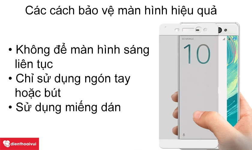 C&aacute;c c&aacute;ch bảo vệ m&agrave;n h&igrave;nh hiệu quả