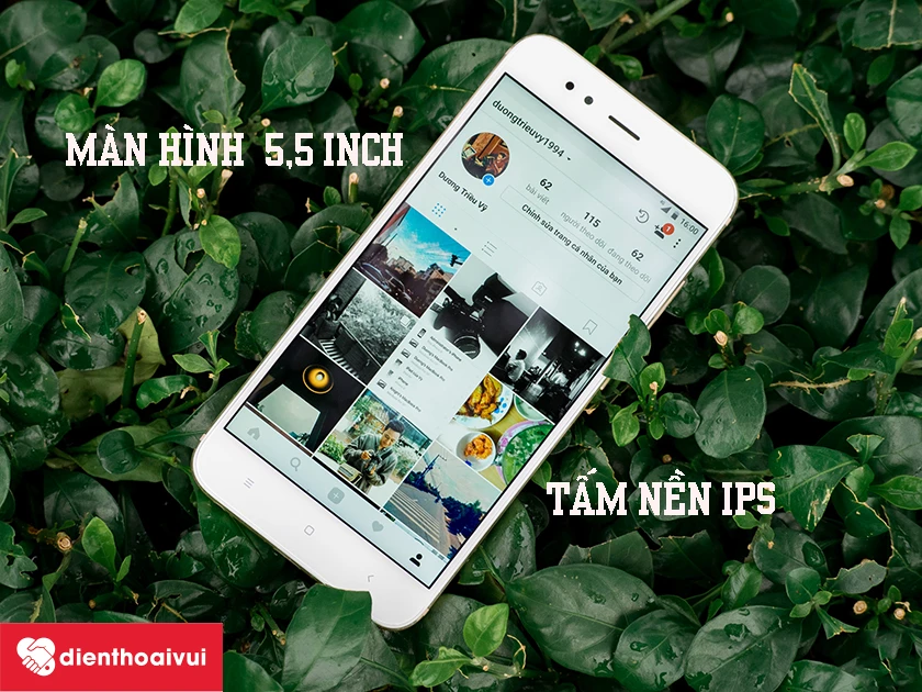 Xiaomi Mi 5X /A1 &ndash; &nbsp;M&agrave;n h&igrave;nh 5.5 inch Full HD với tấm nền IPS