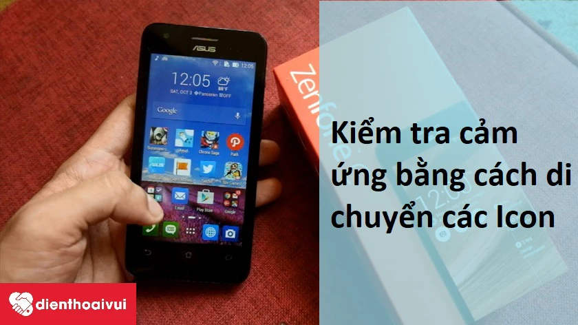 kiểm tra thật kỹ cảm ứng của màn hình