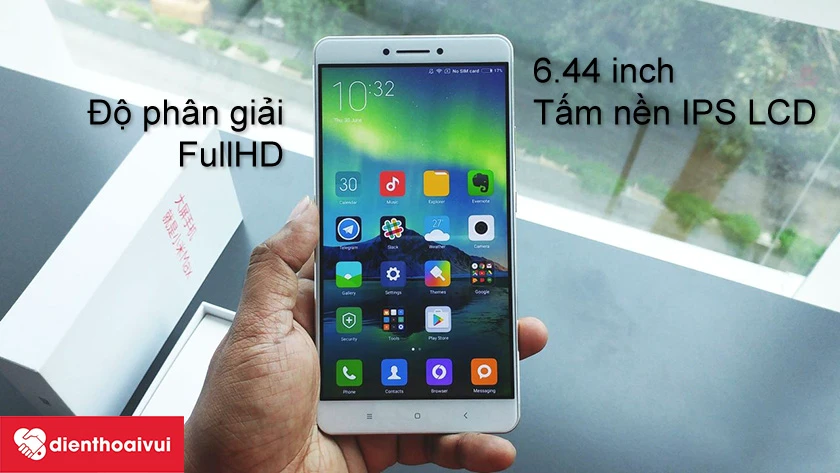m&agrave;n h&igrave;nh c&oacute; k&iacute;ch thước rất lớn &ndash; l&ecirc;n đến 6.44 inch