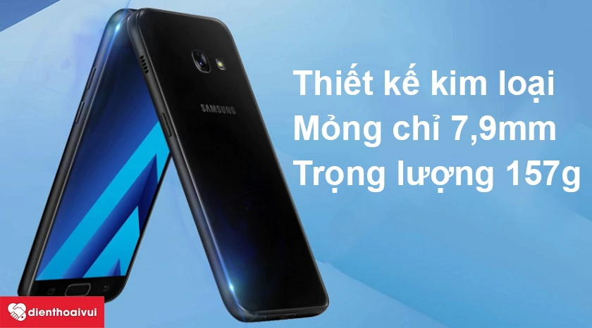 Thiết kế kim loại cao cấp, mỏng chỉ 7,9mm
