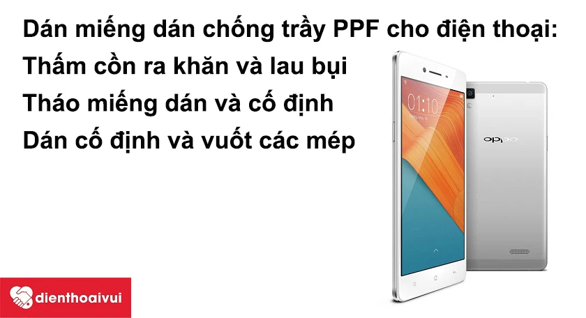 D&aacute;n miếng d&aacute;n chống trầy PPF cho điện thoại