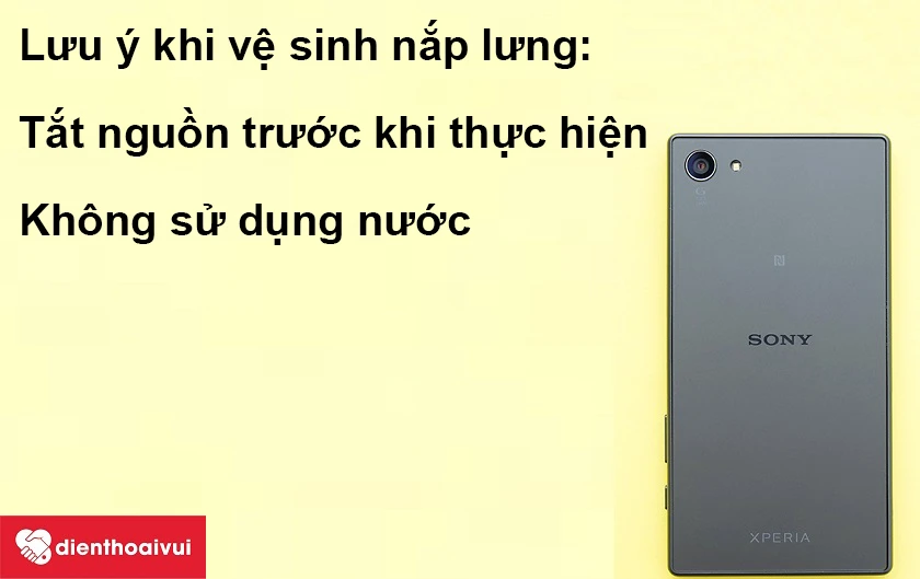 Lưu ý khi v&ecirc;̣ sinh nắp lưng
