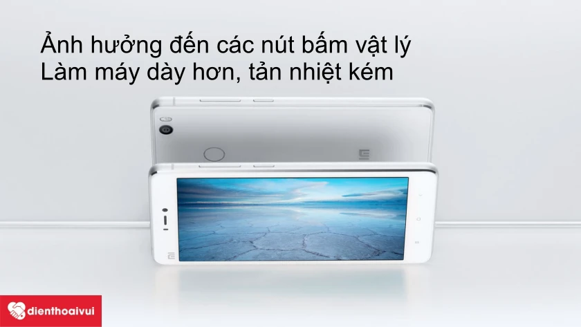Ảnh hưởng đến các nút bấm vật lý