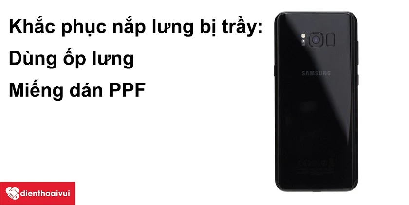Nắp lưng bị trầy xước v&agrave; c&aacute;ch khắc phục
