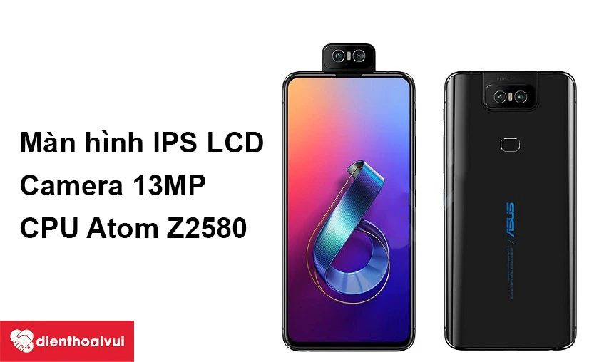 Màn hình IPS LCD thời thượng, b&ocirc;̣ vi xử lý Atom Z2580 b&ecirc;̀n bỉ