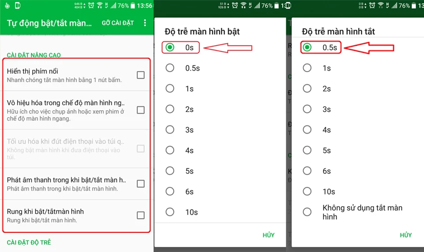 V&ocirc; hiệu h&oacute;a chức năng khi xoay ngang m&agrave;n h&igrave;nh
