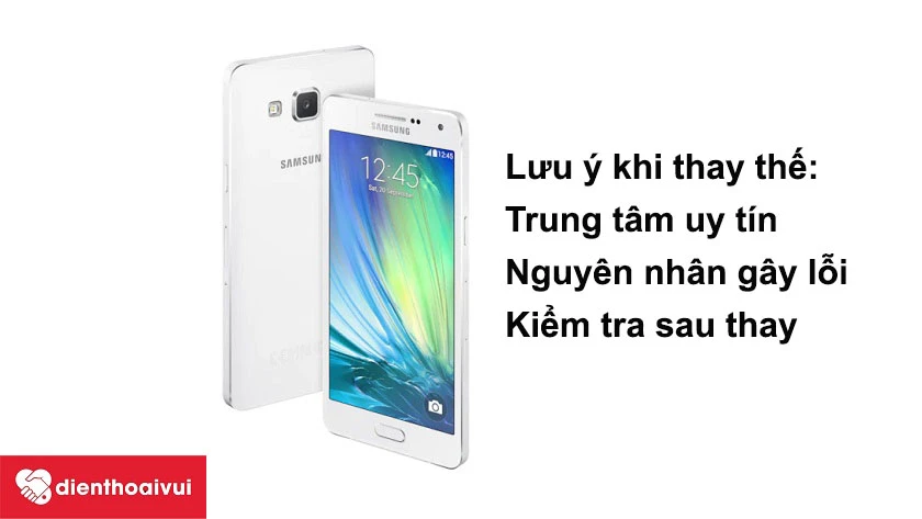 Lưu &yacute; khi thay thế n&uacute;t nguồn Samsung Galaxy A5 2015