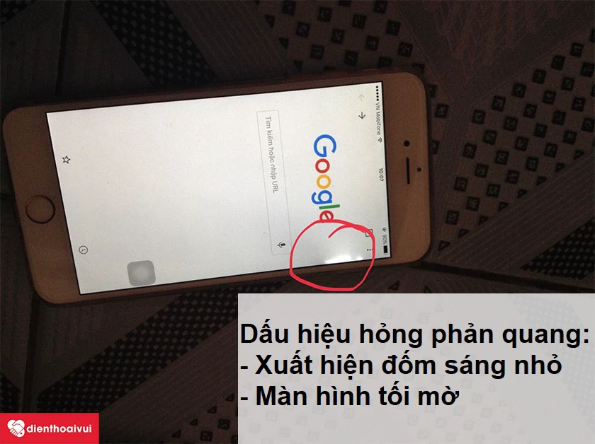 Dấu hiệu hỏng phản quang