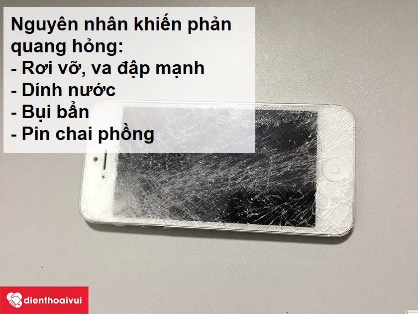 Nguy&ecirc;n nh&acirc;n hỏng phản quang