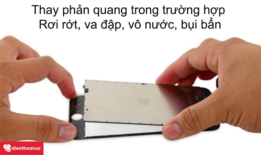 N&ecirc;n thay phản quang iPhone 8 trong trường hợp n&agrave;o?