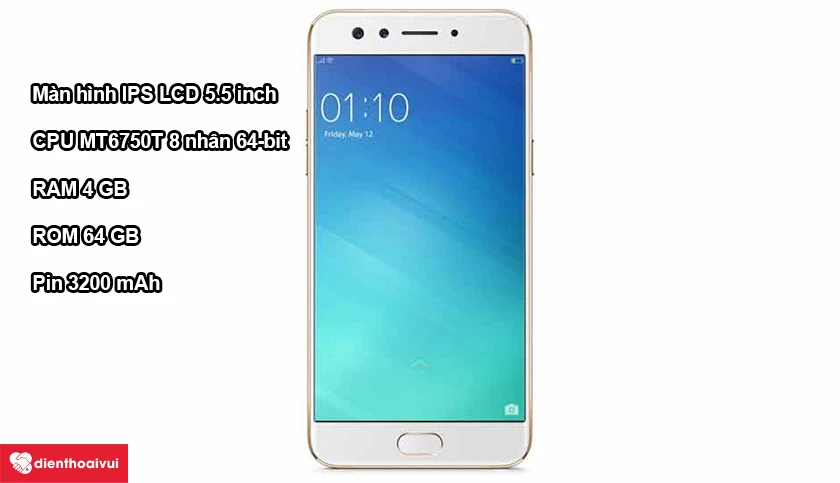 OPPO F3 - m&agrave;n h&igrave;nh độ ph&acirc;n giải Full-HD