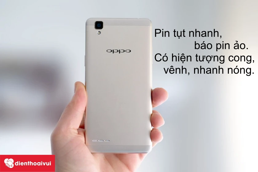 Dấu hiệu cần thay pin Oppo F1w