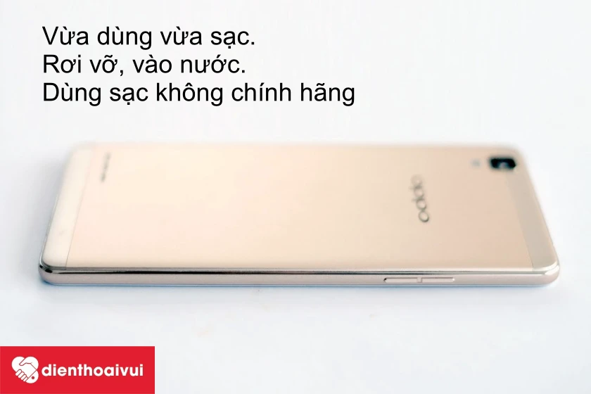 những nguyên nhân làm cho pin Oppo F1w bị chai