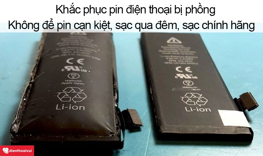 Pin điện thoại bị chai phồng c&oacute; nguy hiểm kh&ocirc;ng? Dấu hiệu, nguy&ecirc;n nh&acirc;n v&agrave; c&aacute;ch khắc phục