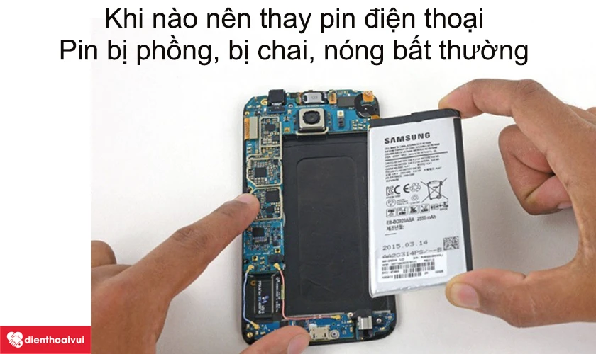Khi n&agrave;o n&ecirc;n thay pin điện thoại Galaxy J2 Prime