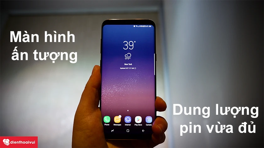 Samsung Galaxy S8 - M&agrave;n h&igrave;nh ấn tượng, dung lượng pin vừa đủ