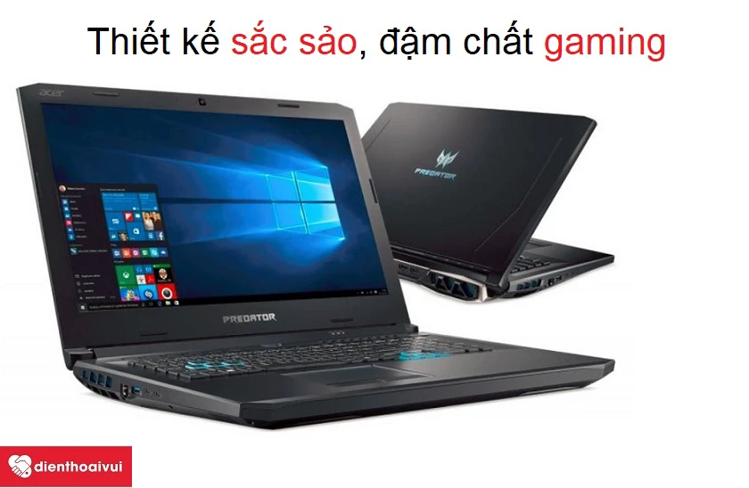 Pin laptop Acer Predator có thể tháo rời, dễ dàng thay thế