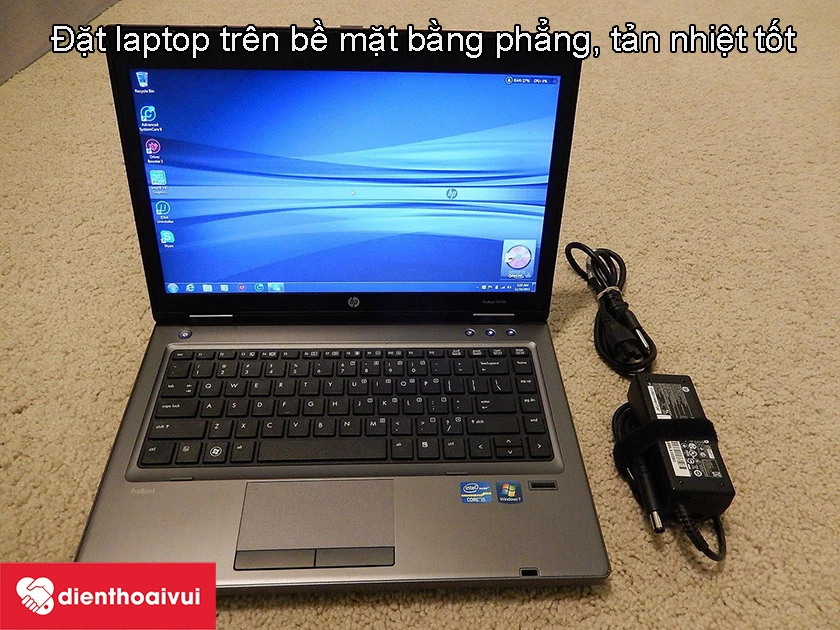 Hướng dẫn sạc và sử dụng laptop HP ProBook đúng cách sau khi đã thay pin mới