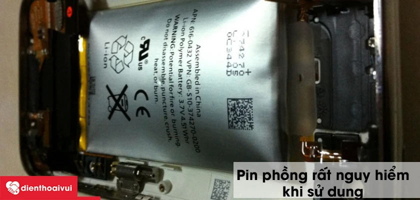 Những nguy hiểm khi sử dụng pin Oppo F3 Plus bị phồng