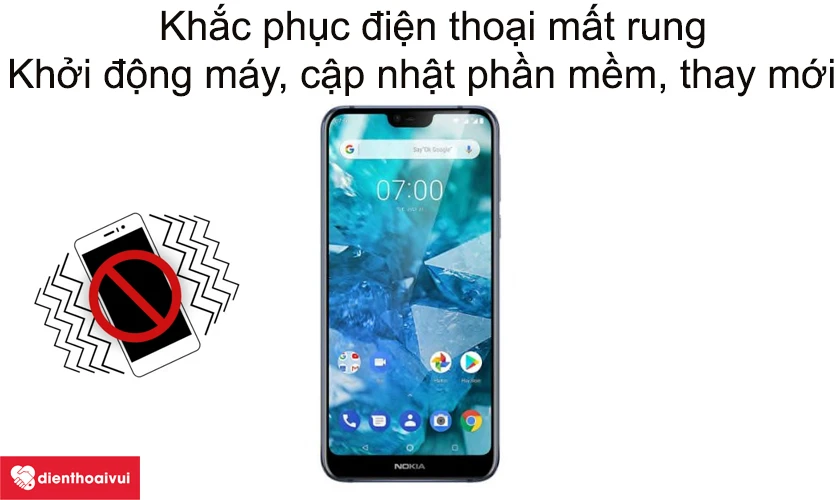 Khắc phục tình trạng bị điện thoại mất rung
