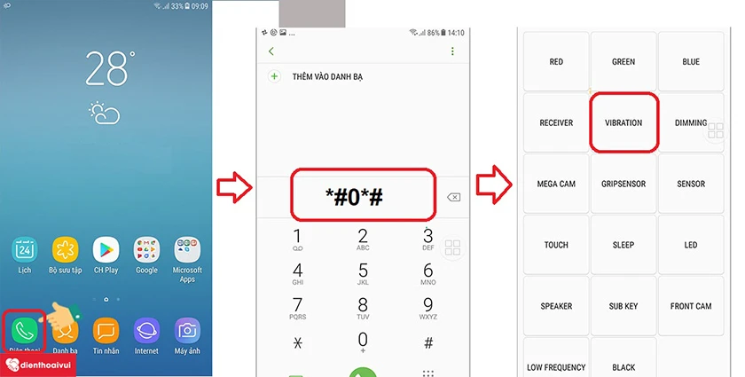 C&aacute;ch kiểm tra rung của Samsung Galaxy Note 5 c&ograve;n hoạt động kh&ocirc;ng