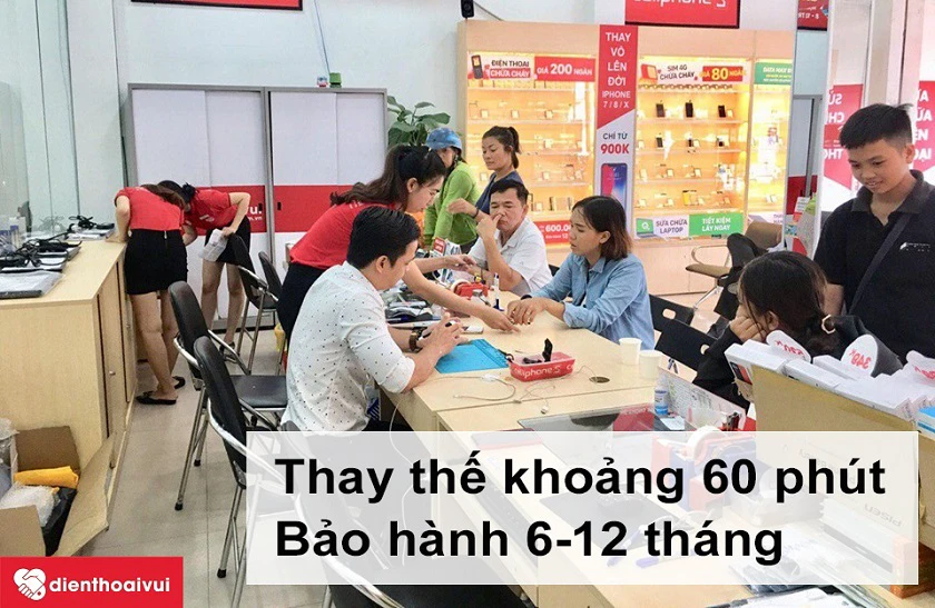 Dịch vụ thay rung Xiaomi Mi A2 ch&iacute;nh h&atilde;ng, uy t&iacute;n tại Điện Thoại Vui