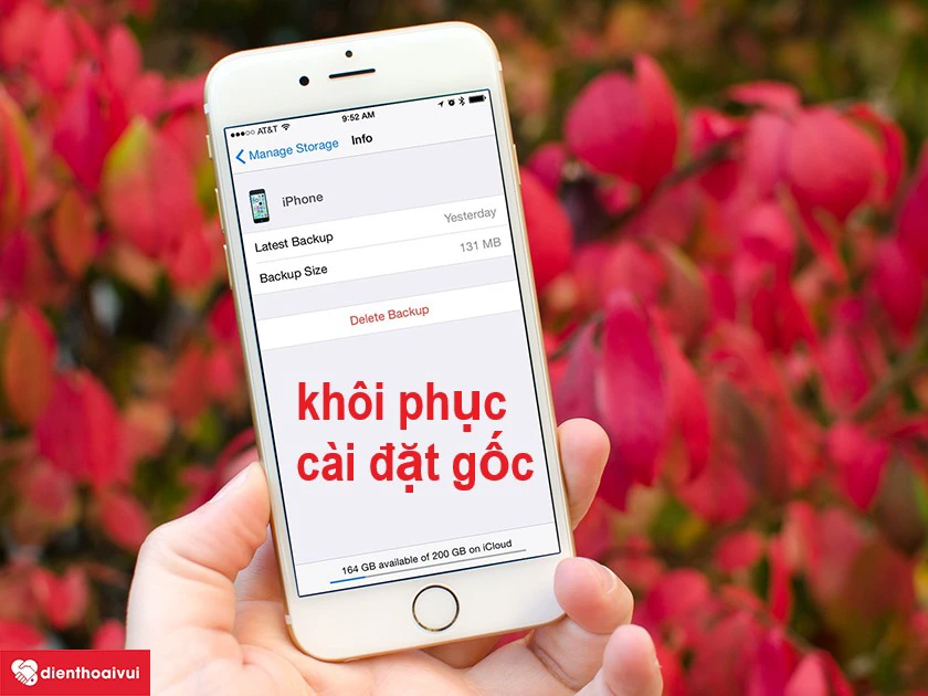 Khôi phục cài đặt gốc