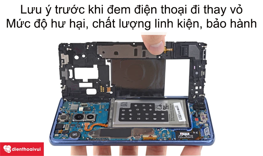 Bạn cần phải biết những điều n&agrave;y trước khi đem điện thoại đi thay vỏ Samsung Galaxy A9 Pro