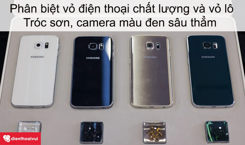 Ph&acirc;n biệt vỏ điện thoại chất lượng v&agrave; vỏ l&ocirc;