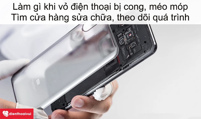 Phải làm gì khi vỏ điện thoại Xiaomi Redmi 5X/A1 bị cong, méo móp