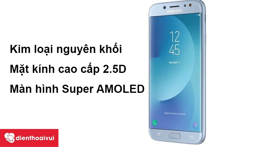 Kim loại nguyên khối chắc chắn, mặt kính cao cấp 2.5D