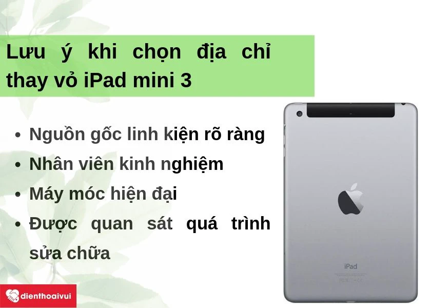 Những tiêu chí cơ bản khi lựa chọn địa chỉ
