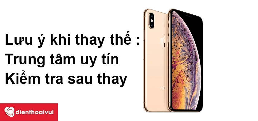 Những lưu &yacute; khi đi thay thế vỏ iPhone Xs Max