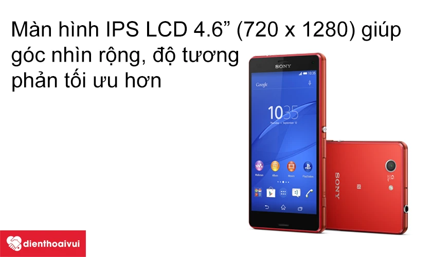 M&agrave;n h&igrave;nh IPS LCD 4.6&rdquo; (720 x 1280)