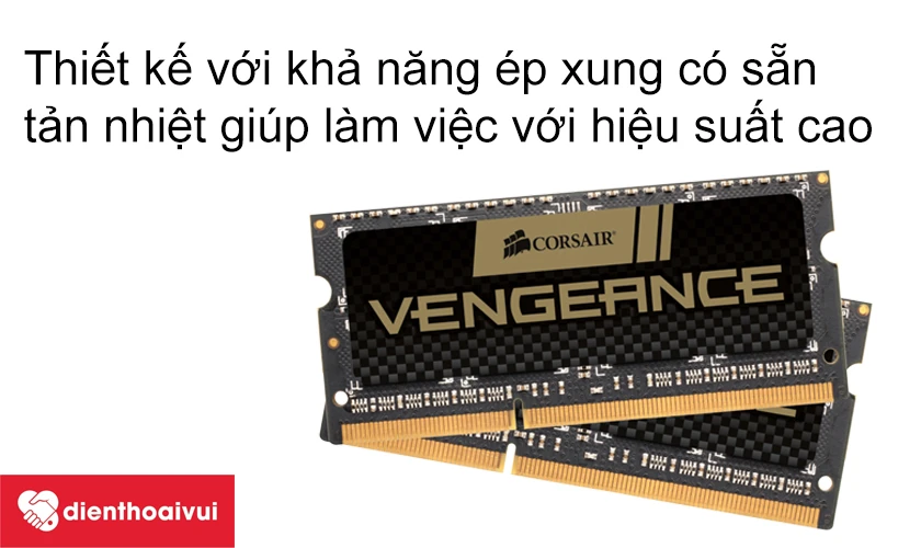 Thiết kế với khả năng &eacute;p xung c&oacute; sẵn, tản nhiệt gi&uacute;p l&agrave;m việc với hiệu suất cao