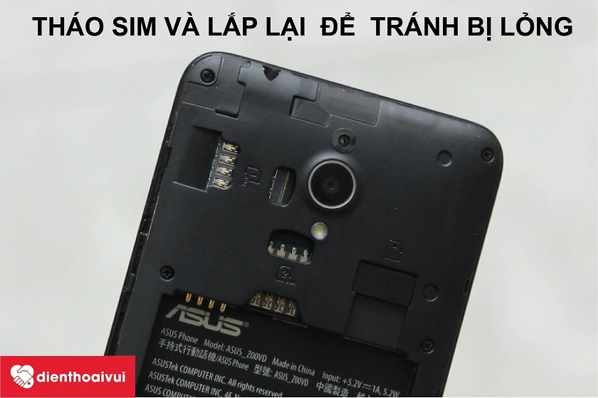 Th&aacute;o lắp lại thẻ sim